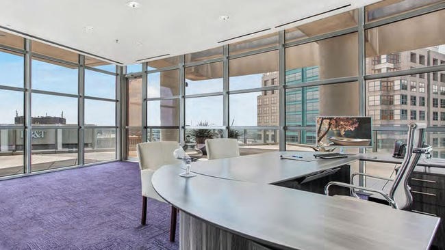 Plaza office penthouse interior